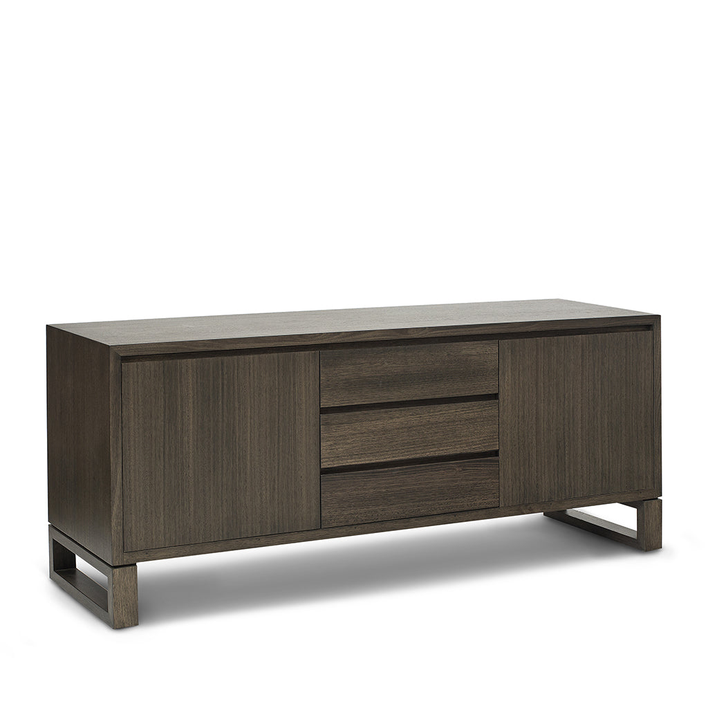 FLOOR STOCK SALE - Tribeca 2 Door, 3 Drawer Tasmanian Oak (Charcoal) Sideboard