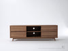 Vintage TV Unit - Dellis Furniture 4 Drawer - 180 x 50 x 60 / Teak - 10