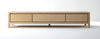 Solid TV Unit - Dellis Furniture 1 Door 2 Drawer - 180 x 45 x 33 / Oak - 2