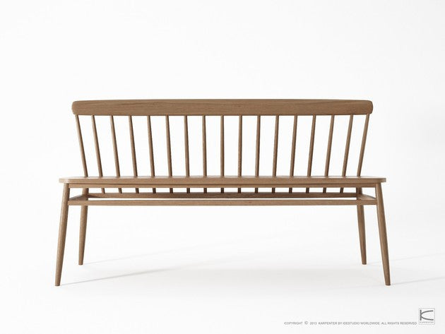 Twist Bench - Dellis Furniture Teak - 3
