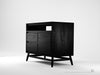 Twist Sideboard - Dellis Furniture 1 Door, 2 Drawer - 87 x 45 x 72 / Black Stained Eu Oak - 8