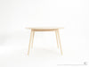Vintage Round Dining Table - Dellis Furniture 130 DIA x 78 H / Oak - 1