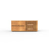Dellis Furniture Garbutt Entertainment Unit 1200x450x500 Light Tar