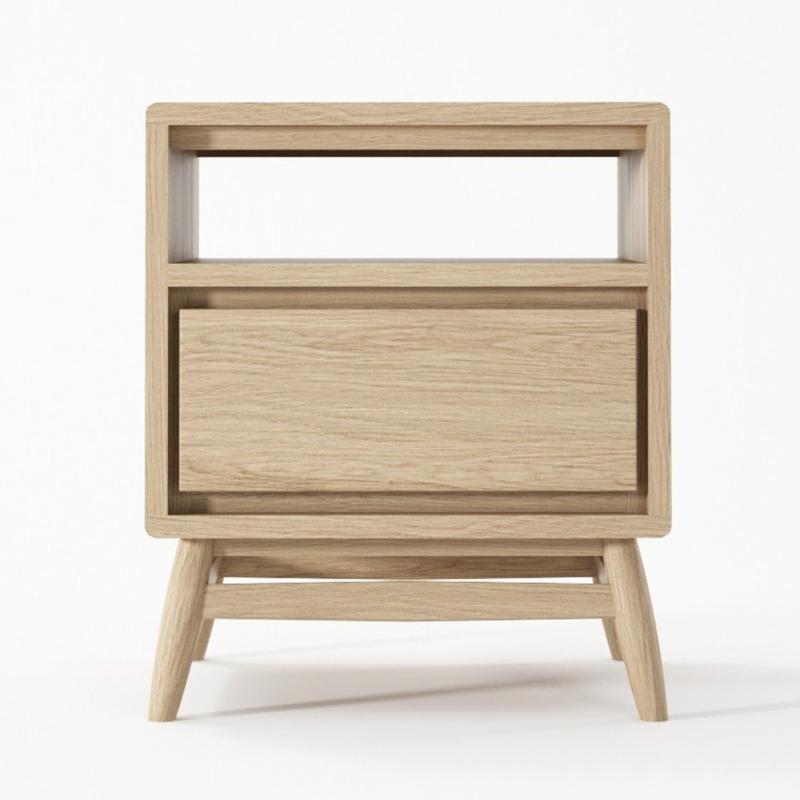 Karpenter Twist 1 Drawer Bedside Table