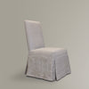 Caffe Dining Chair - Dellis Furniture Long Skirt Loose Cover / Yellow Code Fabric - 2