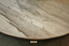 White Marble Round Coffee Table - Dellis Furniture  - 2