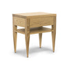 Deco Bedside Table - Dellis Furniture 1 Drawer 1 Shelf / American Oak / Clear Lacquer - 5
