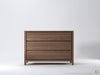 Solid Chest of Drawers - Dellis Furniture 3 Drawer - 112 x 45 x 77 / Teak - 7