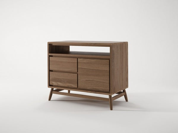 Twist Sideboard - Dellis Furniture 1 Door, 2 Drawer - 87 x 45 x 72 / Teak - 4