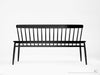 Twist Bench - Dellis Furniture Black Stained European Oak - 8