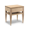 Deco Bedside Table - Dellis Furniture 1 Drawer 1 Shelf / Tasmanian Oak / Clear Lacquer - 3