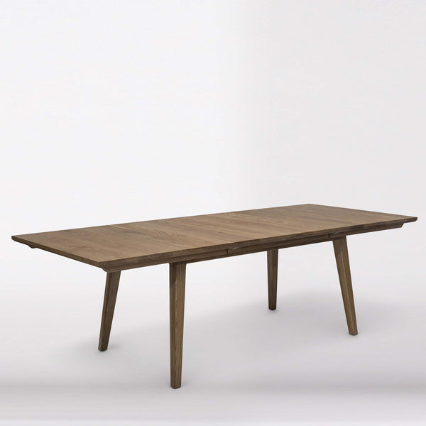 LoRusso Dining Table - Dellis Furniture Extension - 2200/2800 x 1200 x 750 / American Oak / Clear Lacquer - 1