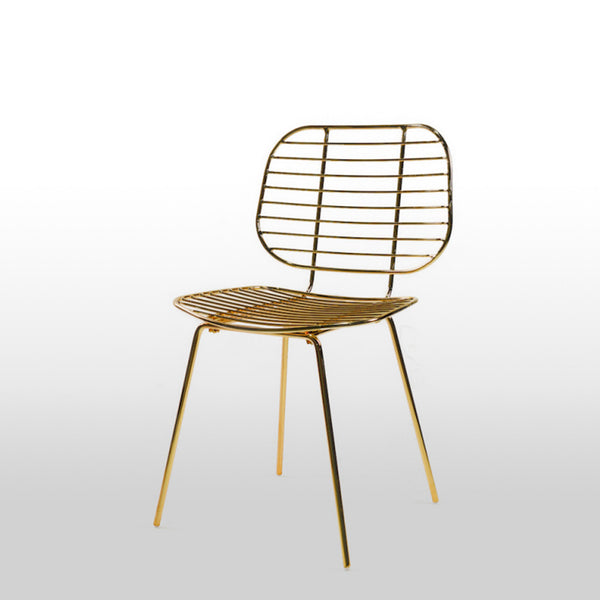 Lotti Gold Wire Dining Chair
