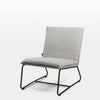 Quimby Occasional Chair in Twill Grey
